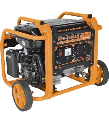Электрогенератор бензиновый Carver PPG-3600AM, 2.8 кВт, 67 дБ, 50 кг