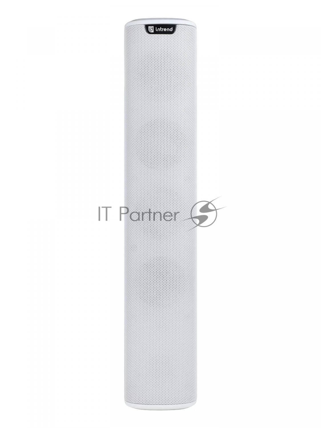 Звуковая колонна Intrend ITSPK-43DA-W активная 4x3", 240 Вт, вход DANTE, питание 110-220В, SPL 107dB, 80Hz18kHz, 20°х120° (VхH), вес 5.3кг, цвет белый, крепление в комплекте, (цена за 1шт., в упаковке 2 шт.)