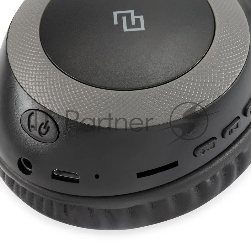 Гарнитура накладные Digma BT-15 черный/серый беспроводные bluetooth оголовье