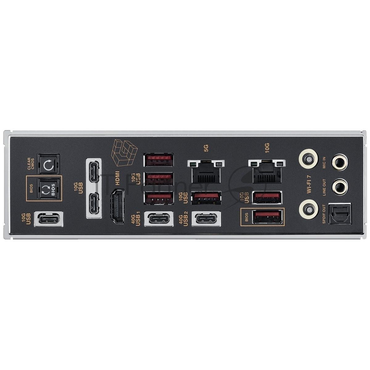 Материнская плата ASUS ROG CROSSHAIR 2006, AM5, AMD X870E, 4xDDR5, 4xSATA 6Gb/s, 5xM.2, 2xPCIe 5.0 x16, 1xHDMI, 1x 10Gb LAN + 1x 5Gb LAN, 2xUSB4 Type-C + 6xUSB 3.2 Gen2 Type-A + 3xUSB 3.2 Gen2 Type-C, 2x3.5 мм, 7.1, ATX