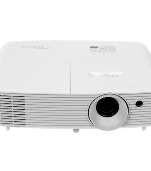 Лазерный проектор Optoma ZH400 DLP FullHD(1920*1080),4000 ANSI lm;300000:1;Zoom 1,1x;TR 1.4-1.62:1;HDMI x2; AudioOUT x1 Jack3.5мм; USB-A 1.5A; RS232; 15W mono; 32dB; 3kg белый (E9PD7KK01EZ14KD)