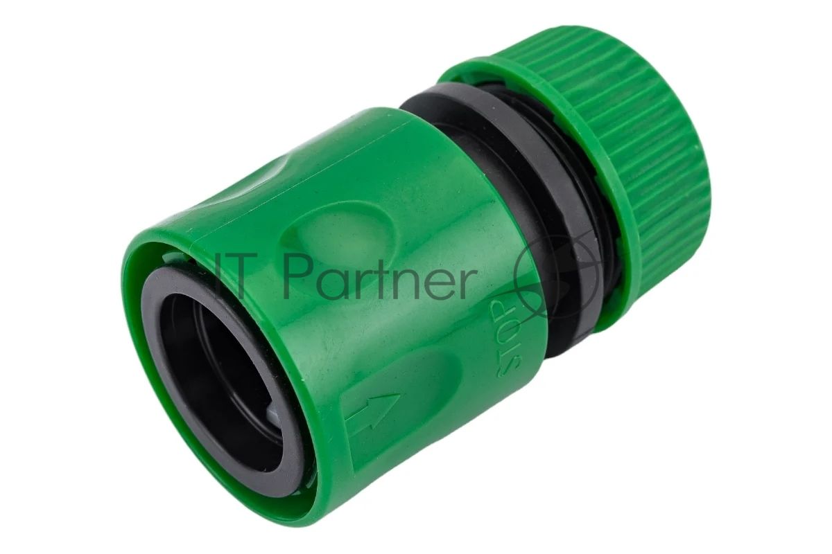 Соединитель РОСТОК RС-12, 1/2", с автостопом, быстросъёмный для шланга