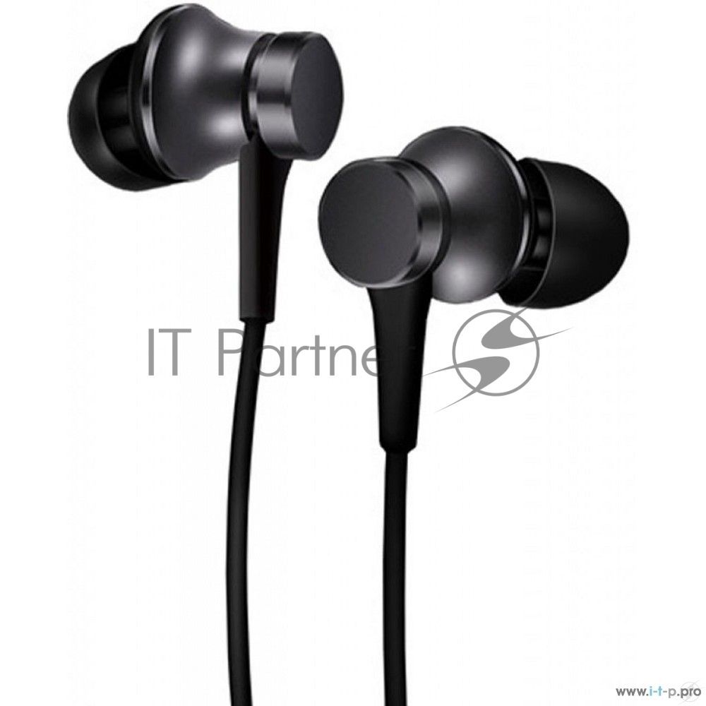 Проводные наушники Xiaomi Mi In-Ear Headphones Basic черный, внутриканальные, Jack 3.5 мм
