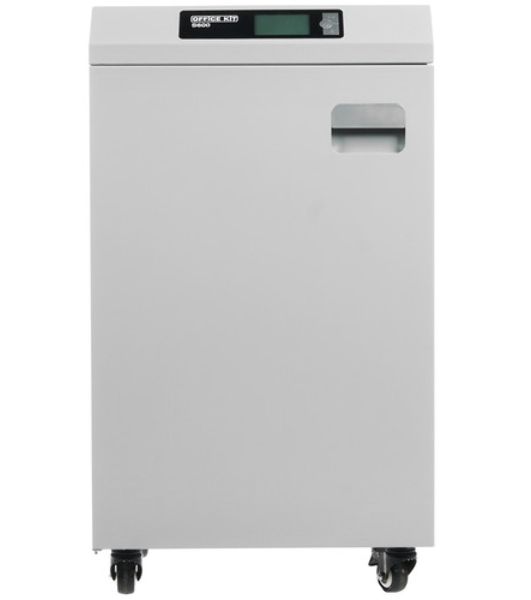 Шредер Office Kit S600 S600 1,9x15 (секр.P-5)/фрагменты/17лист./60лтр./Уничт:скрепки, скобы, пл.карты/CD