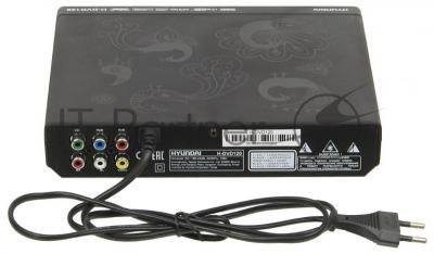 Плеер DVD Hyundai H-DVD120 черный ПДУ
