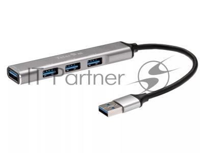 Переходник USB 3.0 -->USB3.0+3 USB2.0, Aluminum Shell, 0.2м Telecom TA308U