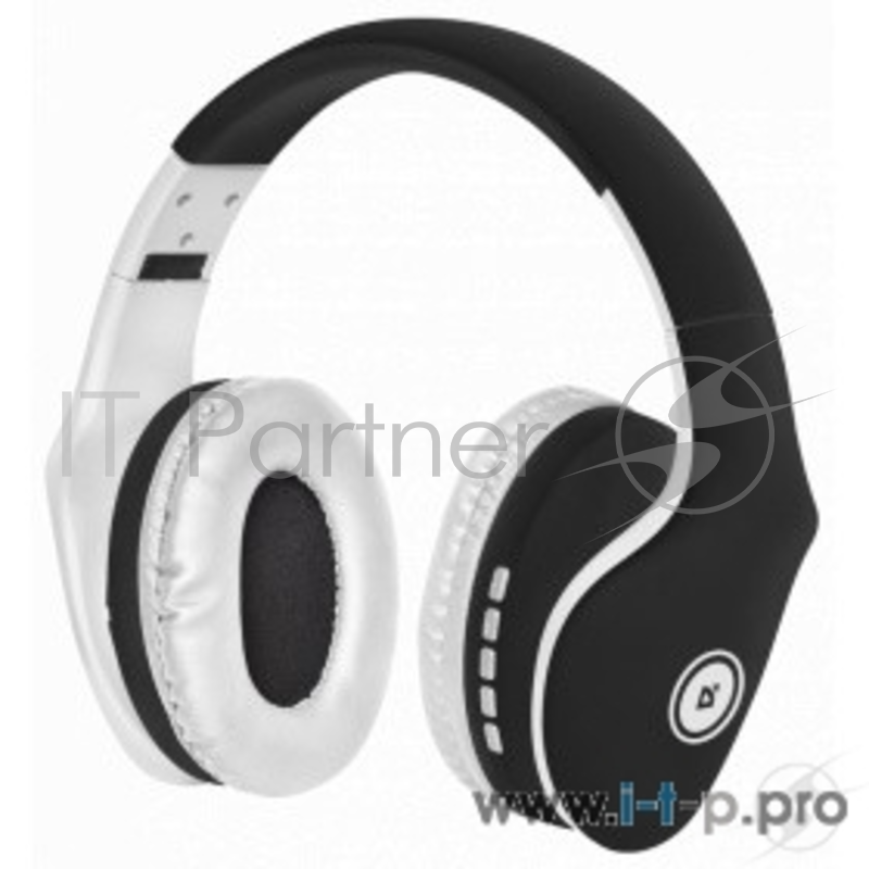 Беспроводные/проводные наушники Defender FreeMotion B525 черный/белый, накладные, Bluetooth + проводной, до 8 ч