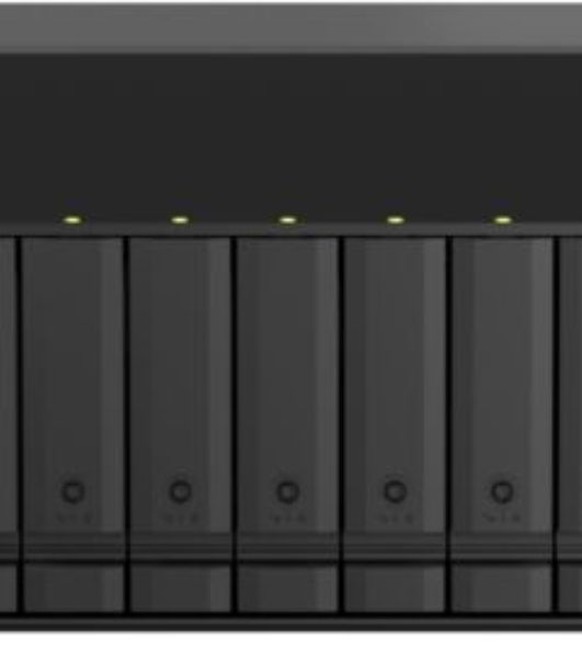 Сетевое хранилище без дисков SMB QNAP TS-873A-8G NAS, 8 trays 3,5"/2,5", 2x2,5 GbE BASE-T, 2 x M.2 NVMe 2280 slots, quad-core AMD Ryzen V1500B 2,2 GHz, 8 Gb SO-DIMM DDR4 (1 x 8 Gb) up to 64Gb (2x32 Gb)