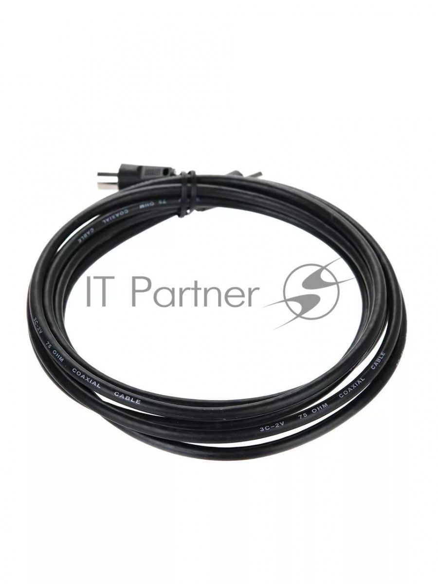 Кабель удлинительный антенный 9.5mm, 75Ом,ТВ-М-->ТВ-F, 3m, Telecom (TTV9501-3M)