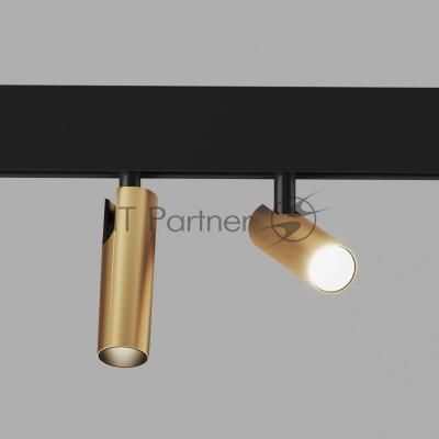 Умный трековый светильник 85056/01 Slim Magnetic 14W 2700-6500K Dim Dual (латунь)