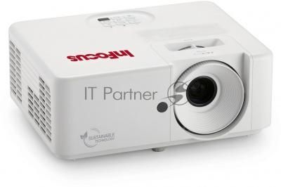 Лазерный проектор InFocus IN1108ST DLP, FullHD, 3800 lm, 2 000 000:1, TR 0.5:1, 2xHDMI 2.0, 3.5mm audio out, USB A х1, RS232, 15W, 3.1 кг, белый
