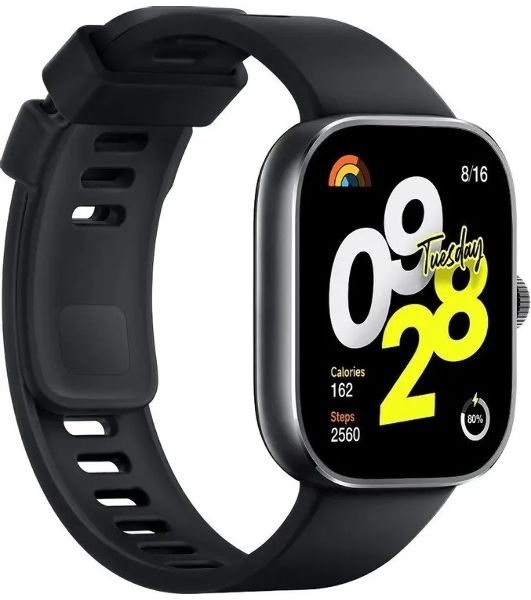 Умные часы Redmi Watch 4, 1.97", AMOLED, Bluetooth, NFC, WR50, черный