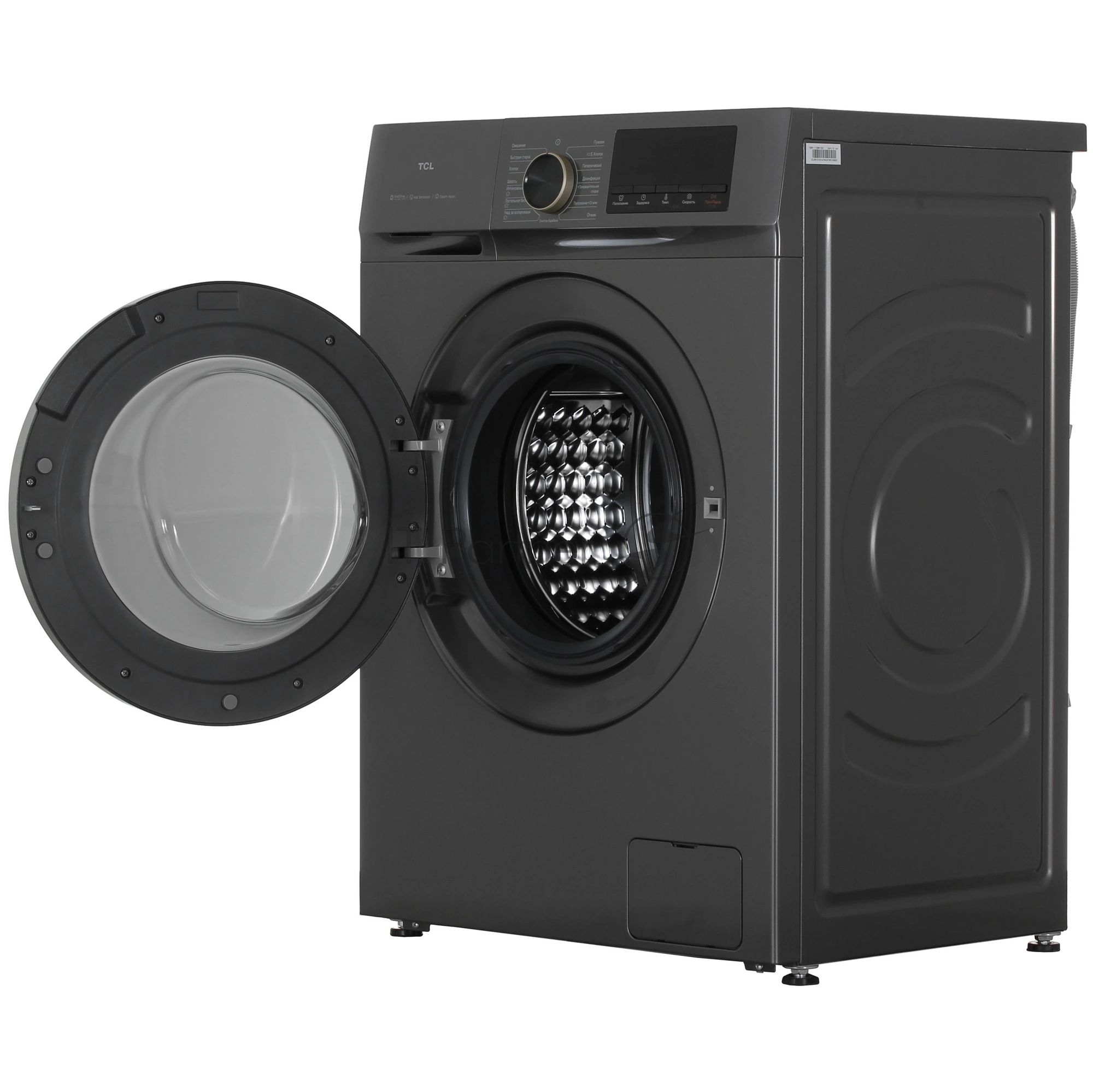 Стиральная машина TCL TWRP-1108W12G2 серый, загрузка фронтальная 8кг, 1200 об/мин., класс: A +