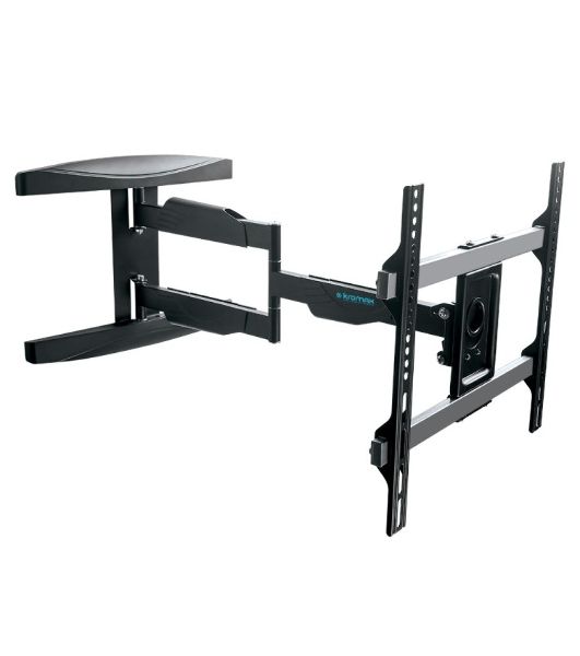 Кронштейн для телевизора Kromax ATLANTIS-60 черный 22"-65" макс.40кг настенный поворотно-выдвижной и наклонный