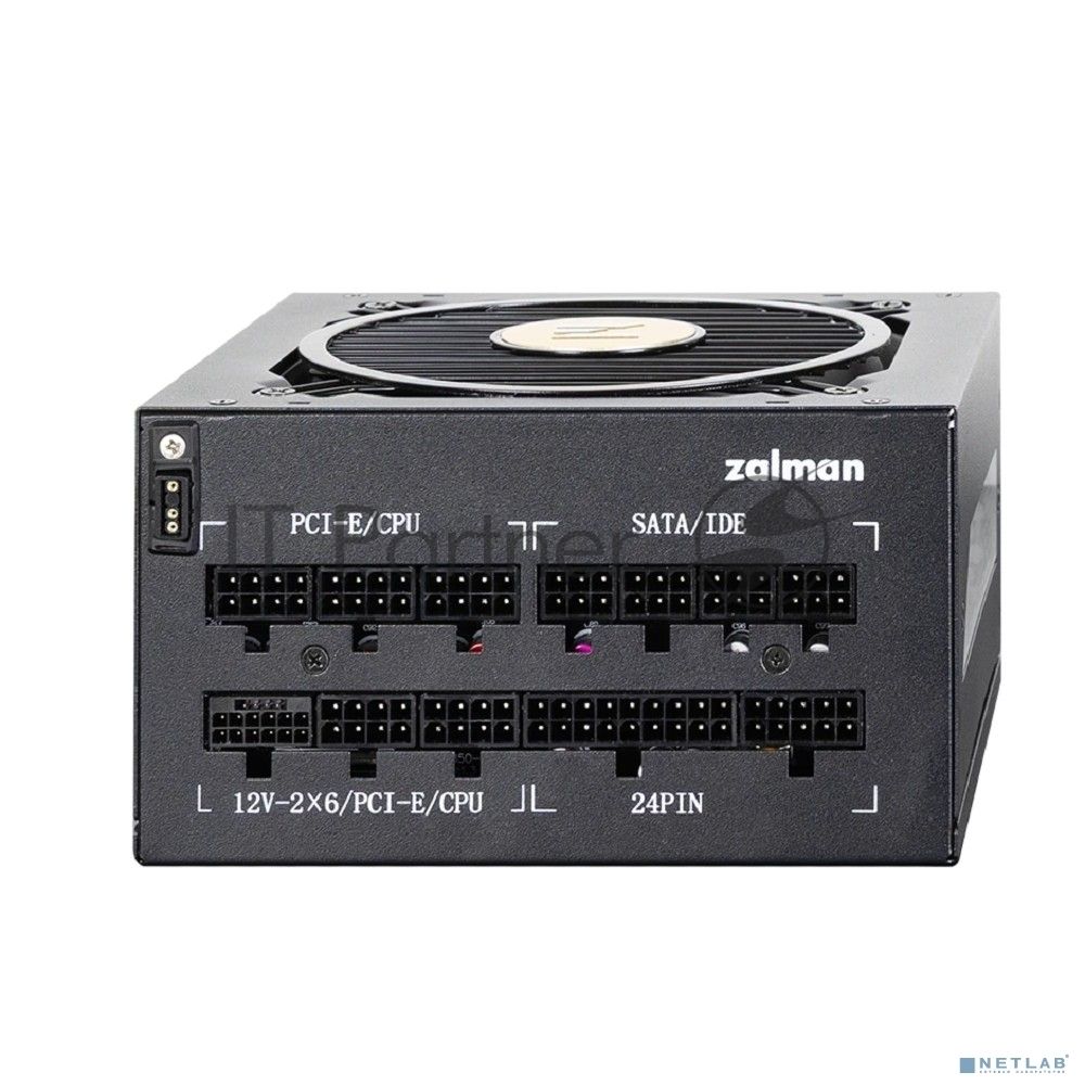 Блок питания ZALMAN TeraMax II VIEW 1200W, 1200Вт, 80+ Gold, 120мм, модульный, черный