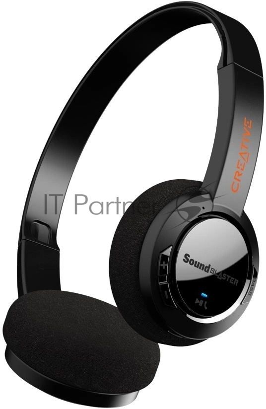 Беспроводные/проводные наушники Creative Jam V2 черный, накладные, Bluetooth + USB-C, до 22 ч