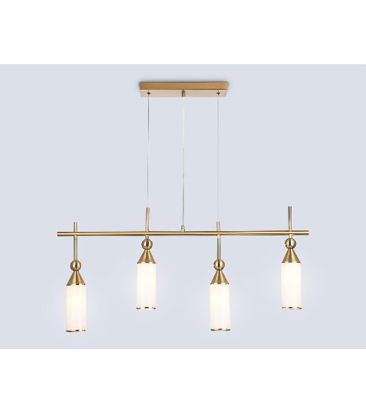 Светильник Ambrella light LH55274/4 BS/FR латунь/белый матовый E14*4 max 40W 845*65*1150
