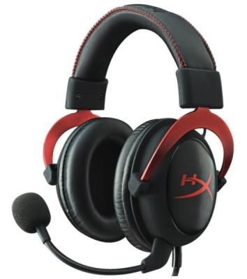 Гарнитура HyperX Cloud II красный, проводная, совместимость с консолями