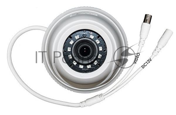 Купольная, универсальная 1080P видеокамера Falcon Eye FE-MHD-DP2e-20 4 в 1 (AHD, TVI, CVI, CVBS) с функцией "День/Ночь"; 1/2.9" F23 CMOS сенсор, разрешение 1920 х 1080, 2D/3D DNR, UTC, DWDR