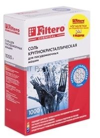 Соль для ПММ Filtero  1кг.+3 таблетки д/ПММ, Арт. 707