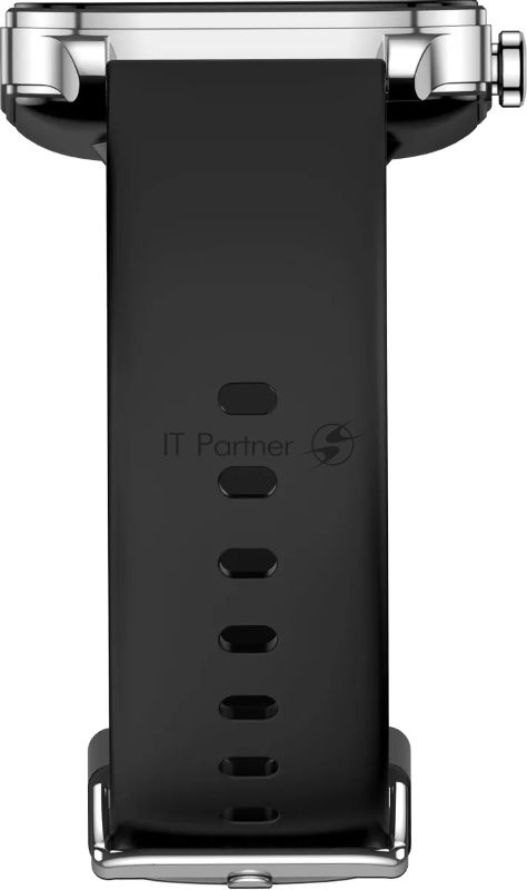 Смарт-часы Amazfit Pop 3S A2318 1.96" AMOLED корп.серебристый рем.черный (1746287)