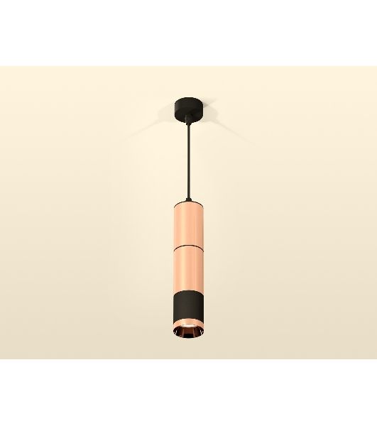 Светильник Ambrella Light XP6302010 PPG/SBK золото розовое полированное/черный песок MR16 GU5.3