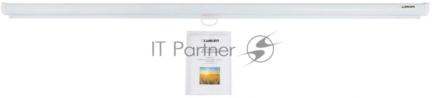 Настенный экран Lumien LEP-100128 Eco Picture 182х271см (рабочая область 149х265 см) (120") Matte White верх.кайма 30 см, восьмигранный корпус, возможность потолочн./настенного крепления, 16:9 (треугольная упаковка)