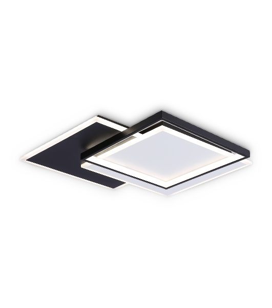 Светильник Ambrella light FA7723 WH/BK белый/черный 3000K-6400K 82W 500*500*70 (ПДУ РАДИО 2.4G)