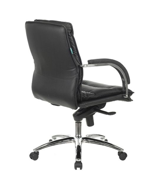 Кресло Бюрократ T-9927SL-LOW/BLACK черный, кожа