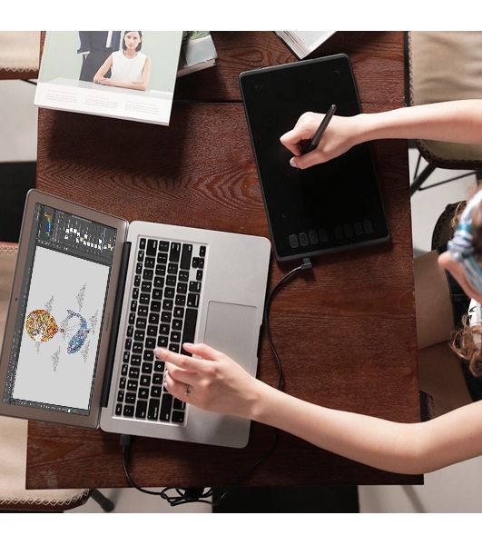 Планшет для рисования Huion Inspiroy H950P USB черный