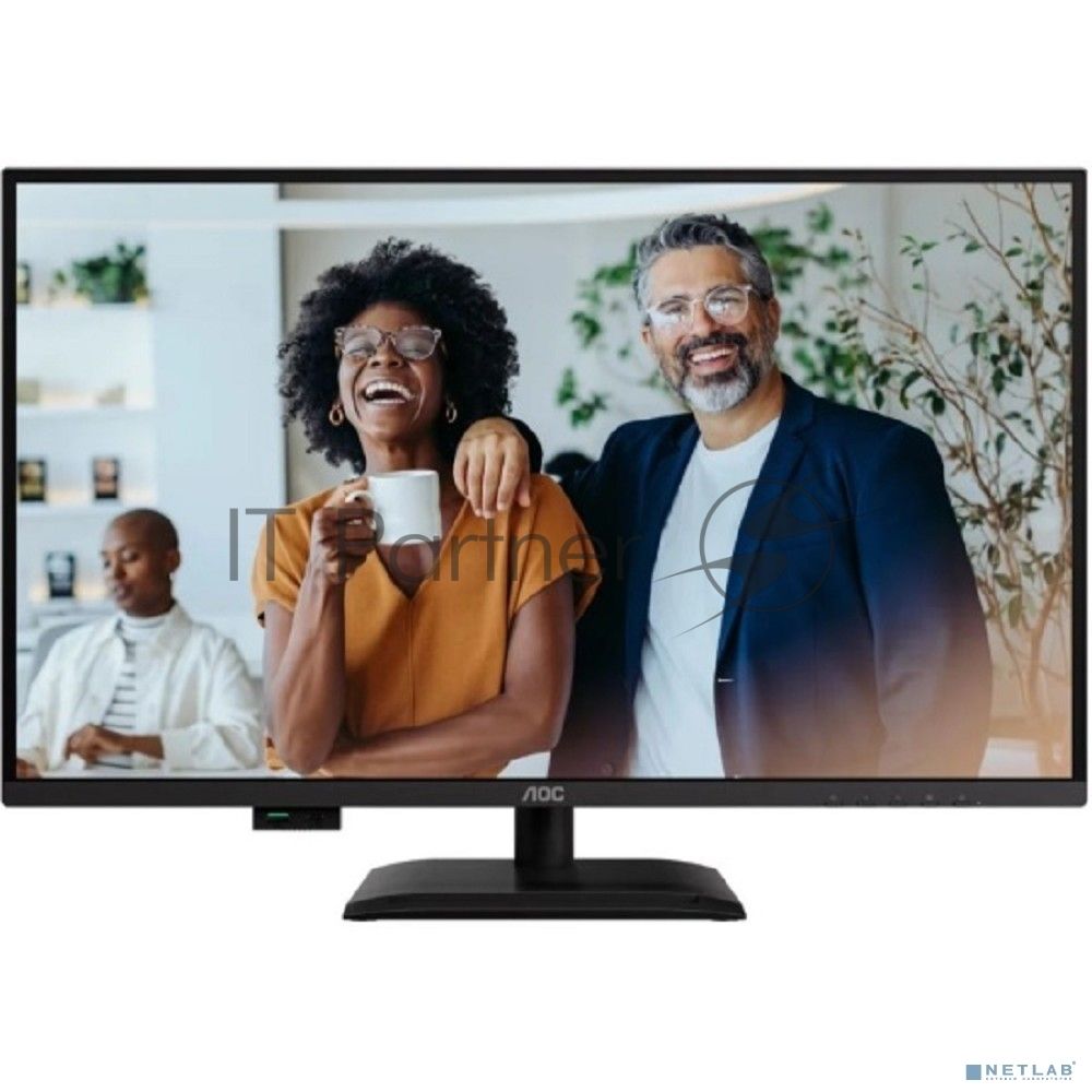 Монитор 27" AOC Q27P4CV IPS QHD, 120 Гц, 4 мс, 16:9, 350 кд/м², HDMI, DP x2, USB-C (PD), LAN, встроенные динамики, черный