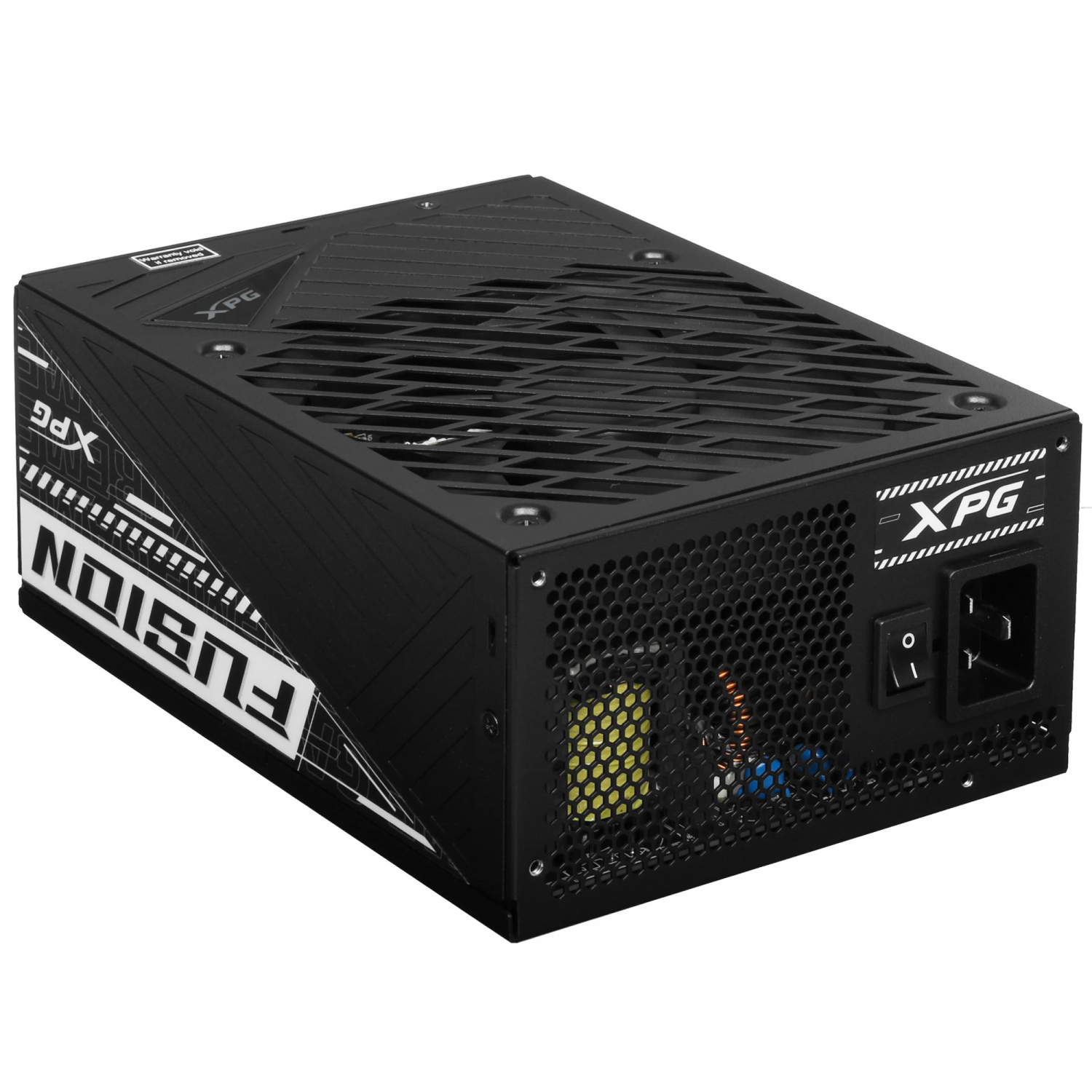 Блок питания XPG FUSION 1600 TITANIUM, 1600Вт, 80+ Titanium, 135мм, модульный, черный
