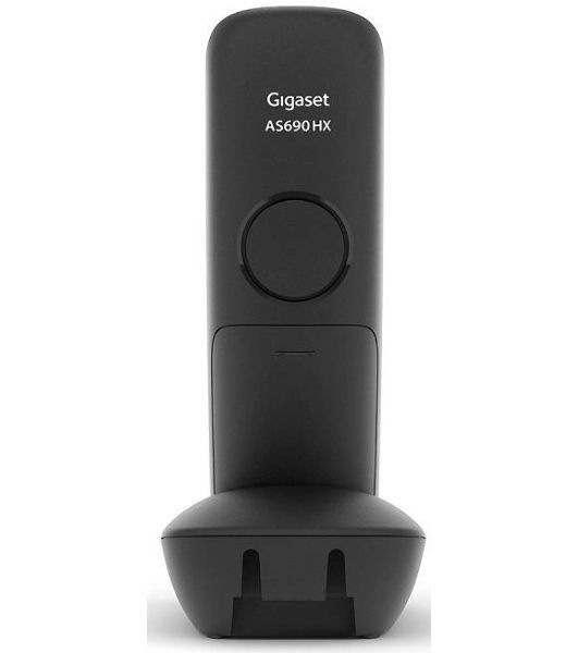 Дополнительная трубка Dect Gigaset AS690HX черный для AS690