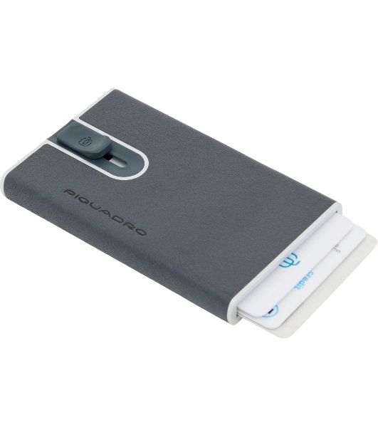 Картхолдер Piquadro Black Square PP4825B3R/BLU4 натуральная кожа, темно-синий