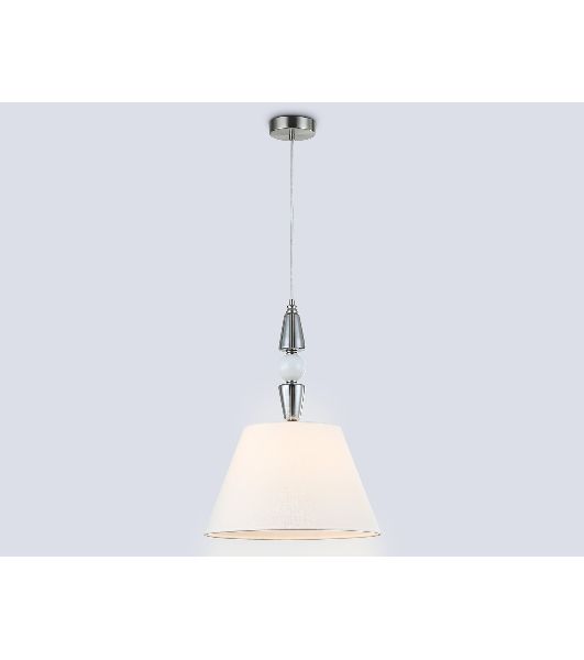 Светильник Ambrella light LH75250 SN/FR сатин никель/белый матовый E27 max 60W D360*500