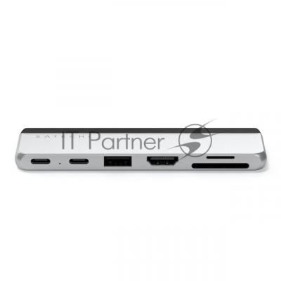 USB-концентратор двойной Satechi ST-HSP9P, USB Type-C, USB Type-C/SDXC/SDHC/SD/micro SD/USB/HDMI, USB
