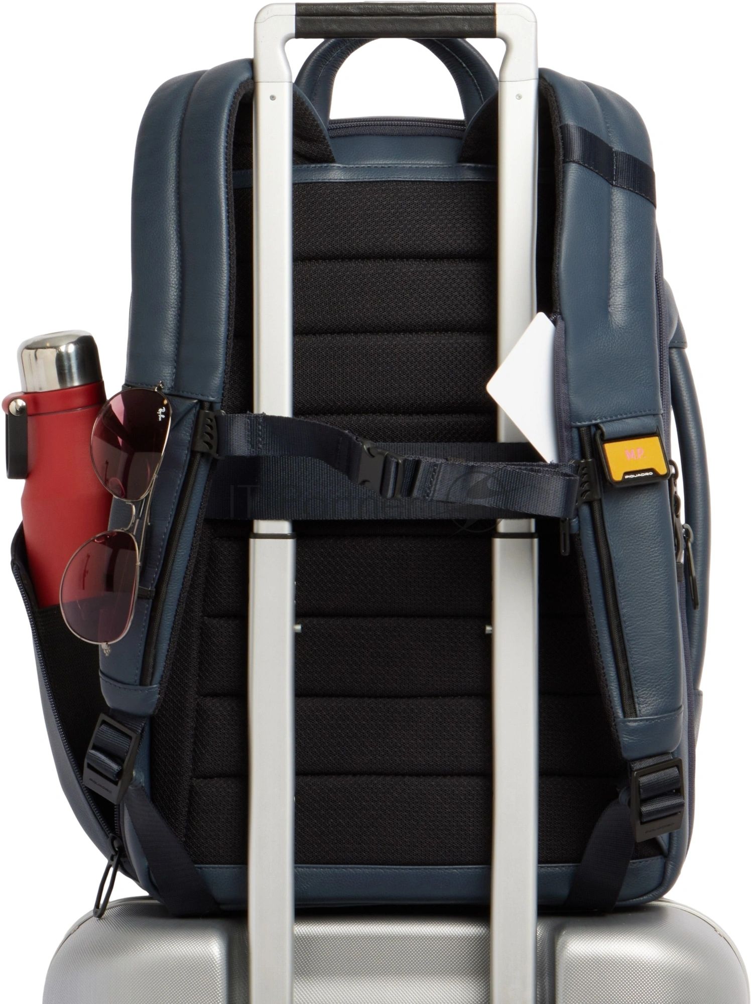 Рюкзак мужской Piquadro Russel CA7162W137/BLU синий натур.кожа