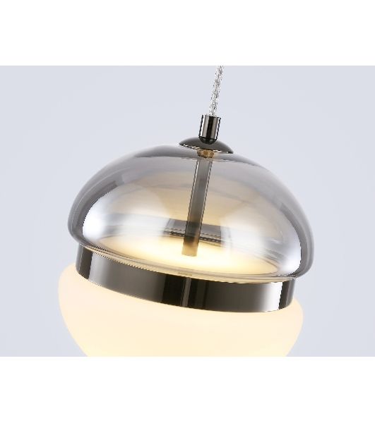 Подвесной светодиодный светильник Ambrella light LH11003 SM/FR дымчатый/белый матовый 20W 3000K D180*200