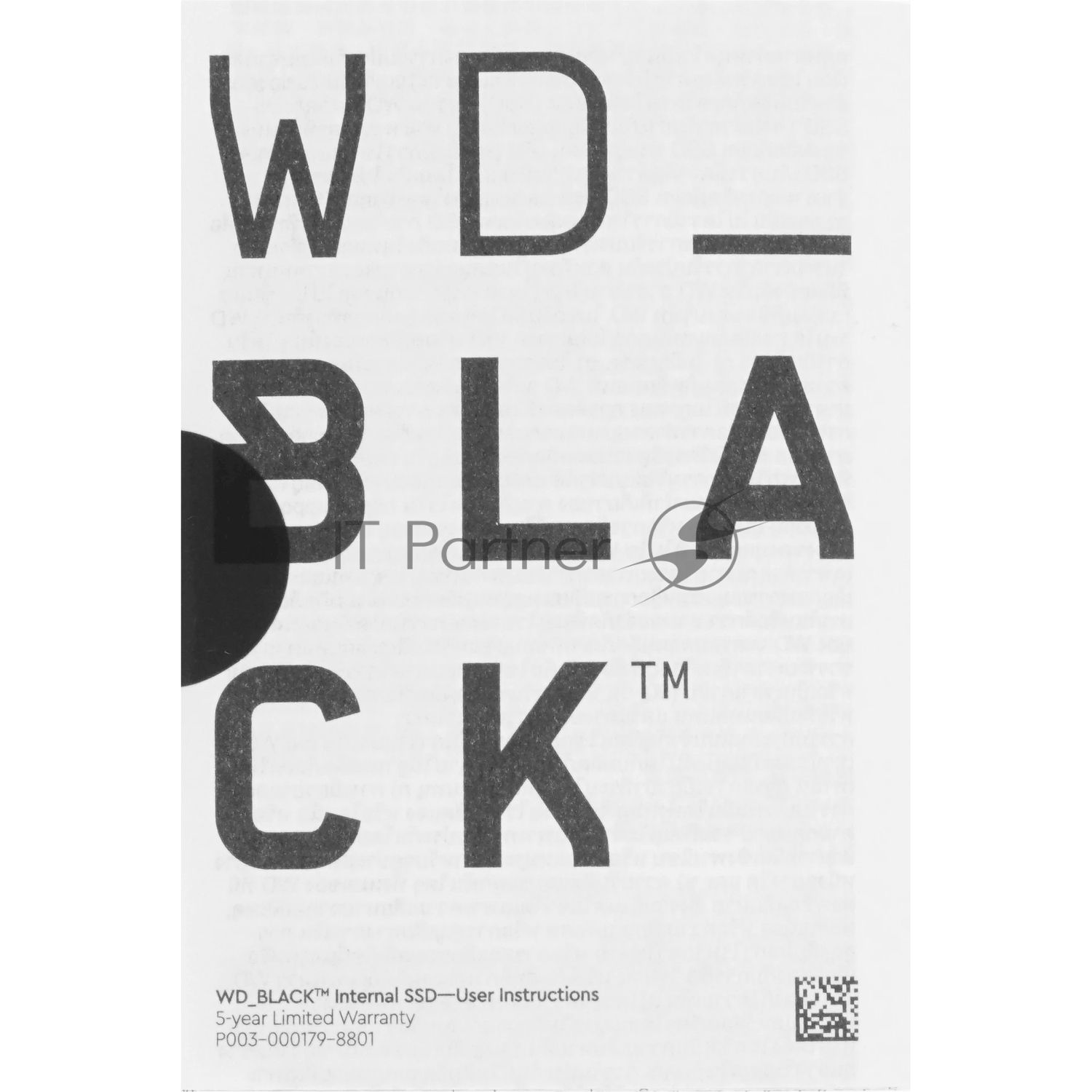 Накопитель SSD Western Digital черный SSD SN7100 M2.2280 PCIe 4.0 500Gb, 6800MBs/5000MBs, TbW 300, WDS500G4X0E, 1 year