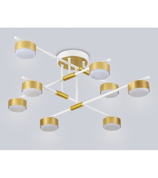 Потолочный светильник Ambrella light FL51751/8 WH/GD белый/золото GX53/8 max 12W 720*720*245