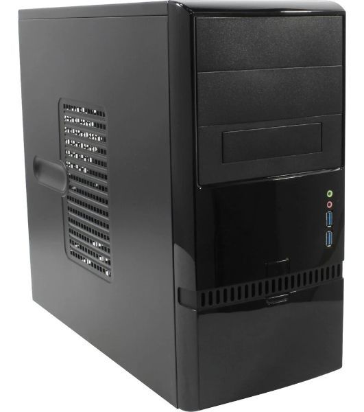 Компьютерный корпус Mini Tower InWin ENR022 черный 500W PM-500ATX U3.0*2+A(HD) mATX