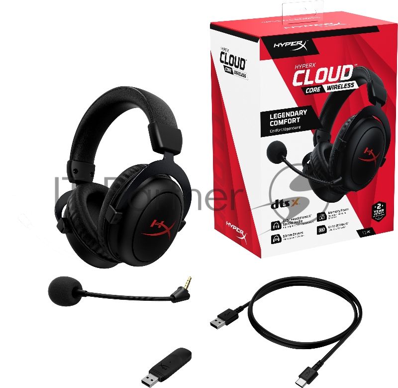 Гарнитура HYPERX GAMING WRL CLOUD CORE HPHX4P5D5AA