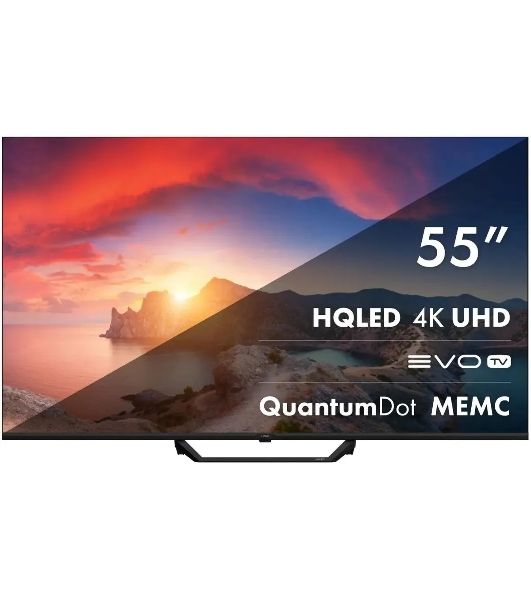 Телевизор Haier 55" DH1VMKD03RU S2 Pro черный QLED 4K UHD 60Hz Smart TV 2GB/16GB
