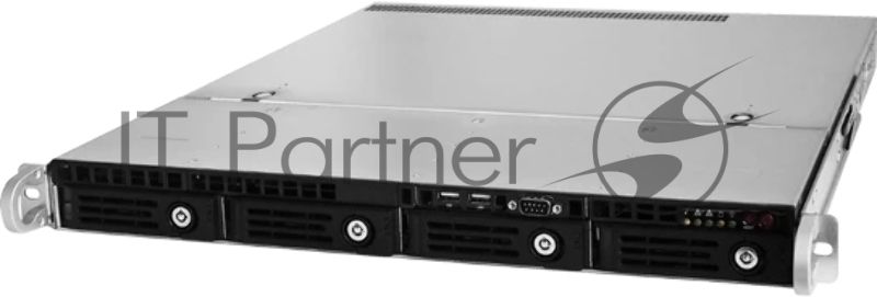 Серверный корпус Ablecom 1U chassis; Mini-ITX, Micro-ATX, ATX MBs; 4 x 3.5'' hsb; 2 x USB; 1 x COM port (Front); 1 x FH expantion slot; 600W (1+1) (80 Plus Platinum); no rails