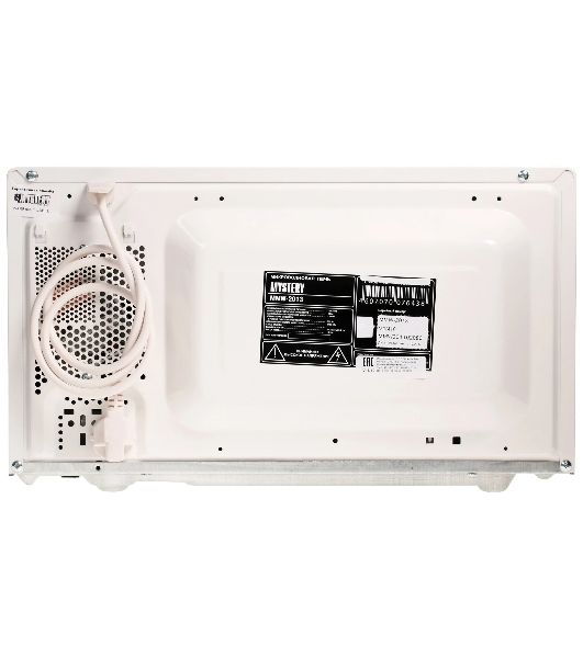 Микроволновая печь Mystery MMW-2013 белый, 20 л, 800 Вт, переключатели - поворотный механизм