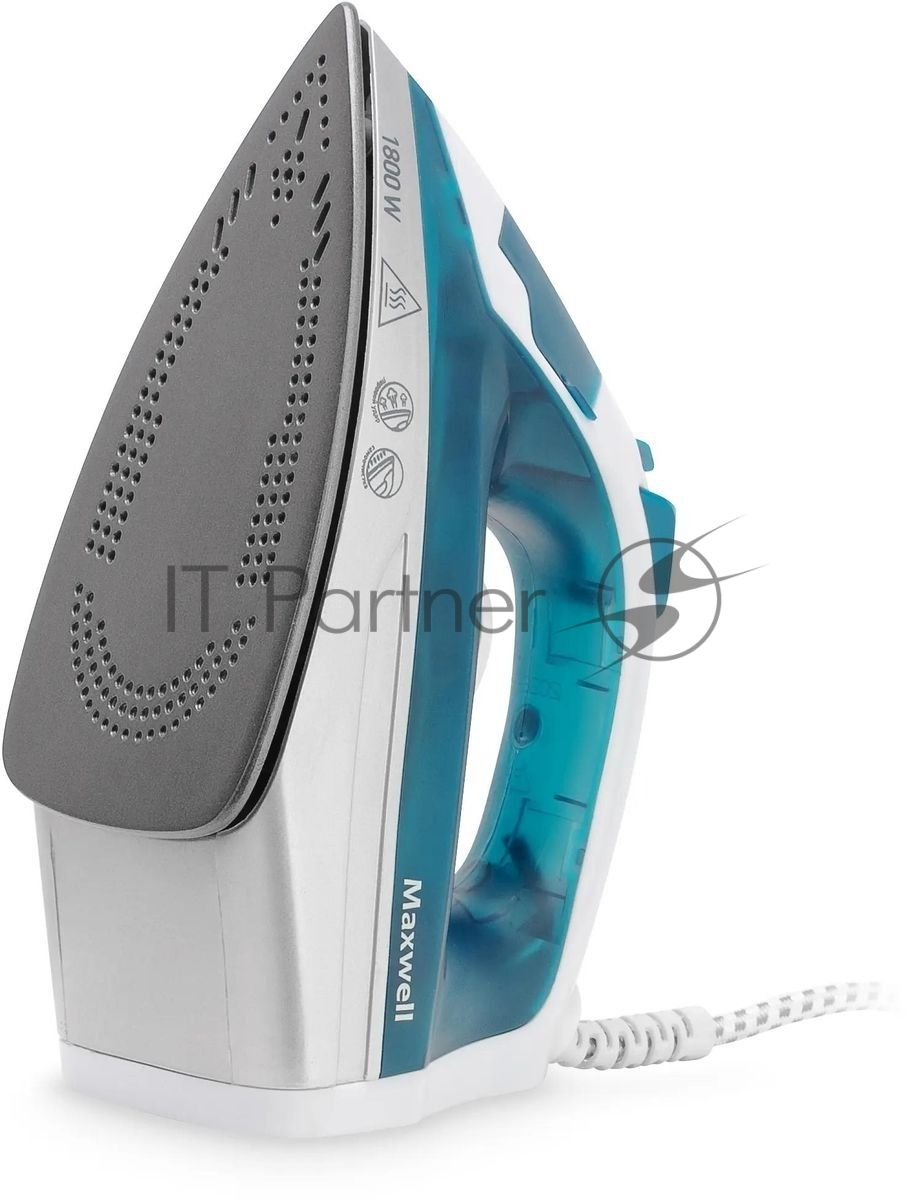 Утюг Maxwell MW-3056, белый/синий