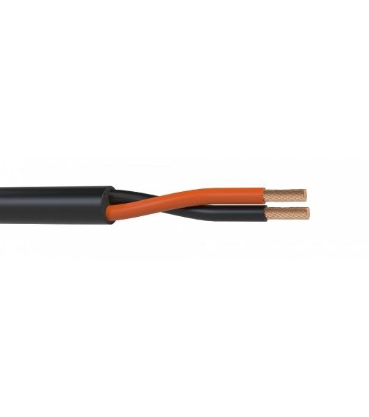 Кабель акустический 50 м, 16 AWG HighFlex, 1.5 мм2, диаметр 7.7мм, медь 84 x 0,15 мм, черный, бухта