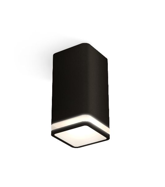 Светильник Ambrella Light XS7821020 SBK/FR черный песок/белый матовый MR16 GU5.3 (C7821, N7751)