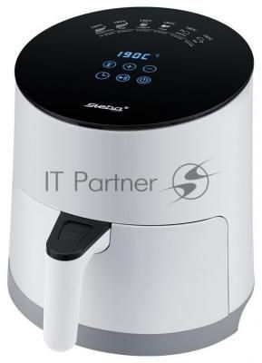 Аэрофритюрница Steba HF 1000 белый/чёрный, 1500 Вт, 3.5 л, 0.5 кг, съёмная чаша, антипригарное покрытие, таймер