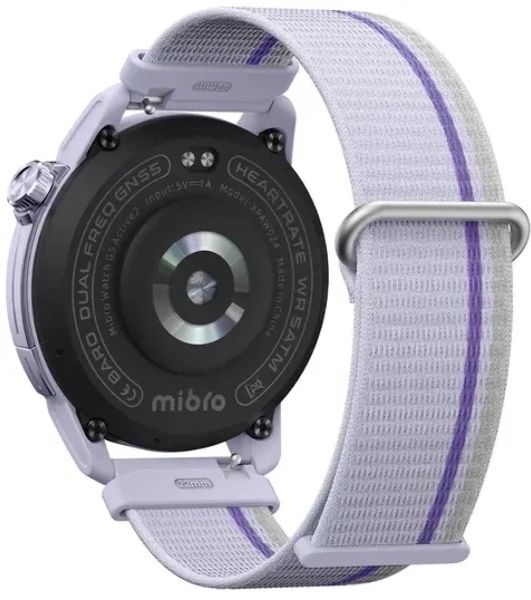 Умные часы Mibro GS Active2, 1.32" AMOLED, Bluetooth, NFC, WR50, фиолетовый